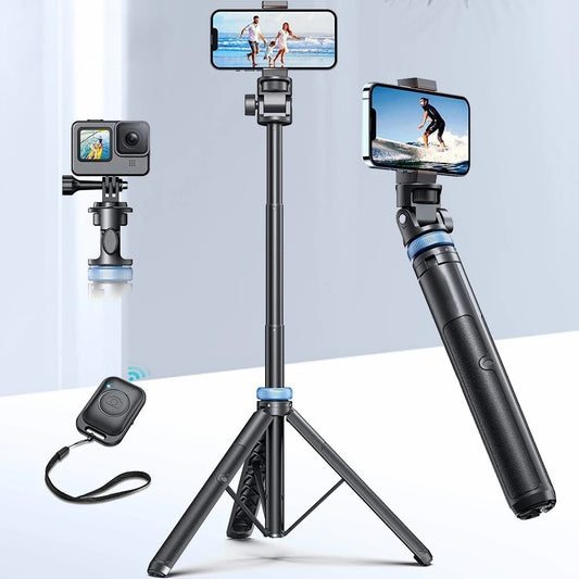 SteadyShot - Extendable Lock-In Travel Tripod & Selfie Stick: Complete Set