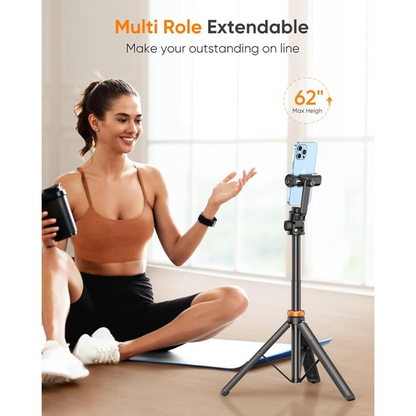 SteadyShot - Extendable Lock-In Travel Tripod & Selfie Stick: Complete Set