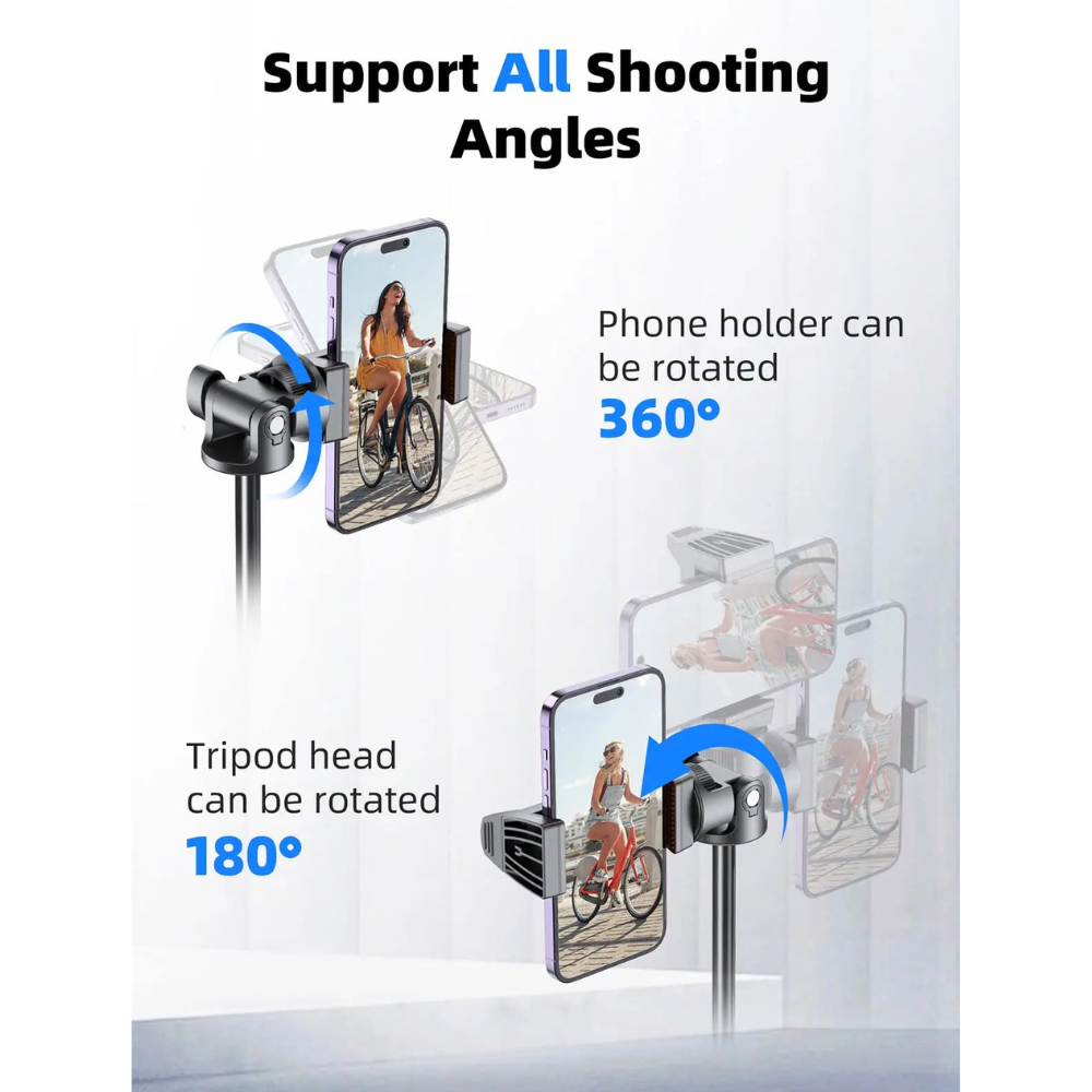 SteadyShot - Extendable Lock-In Travel Tripod & Selfie Stick: Complete Set