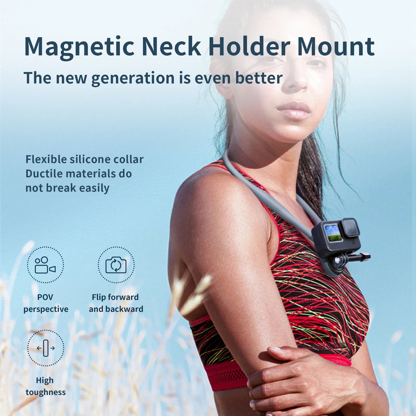 FreeFlow™ - Magnetic Neck Mount For Phones