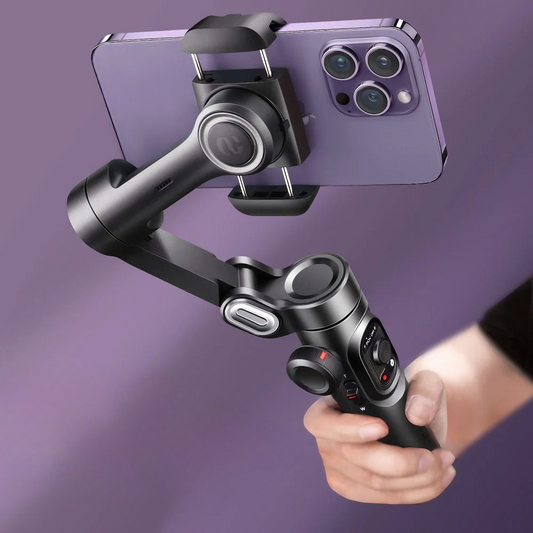 MotionFlow™: 3-Axis OLED Gimbal Stabilizer